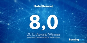 19.01.2015. Nagrada za visoku ocjenu - Booking.com
